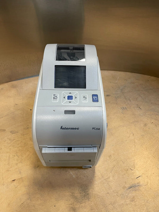 Intermec PC23D Gray 300 x 300 DPI Desktop Direct Thermal Label Barcode Printer