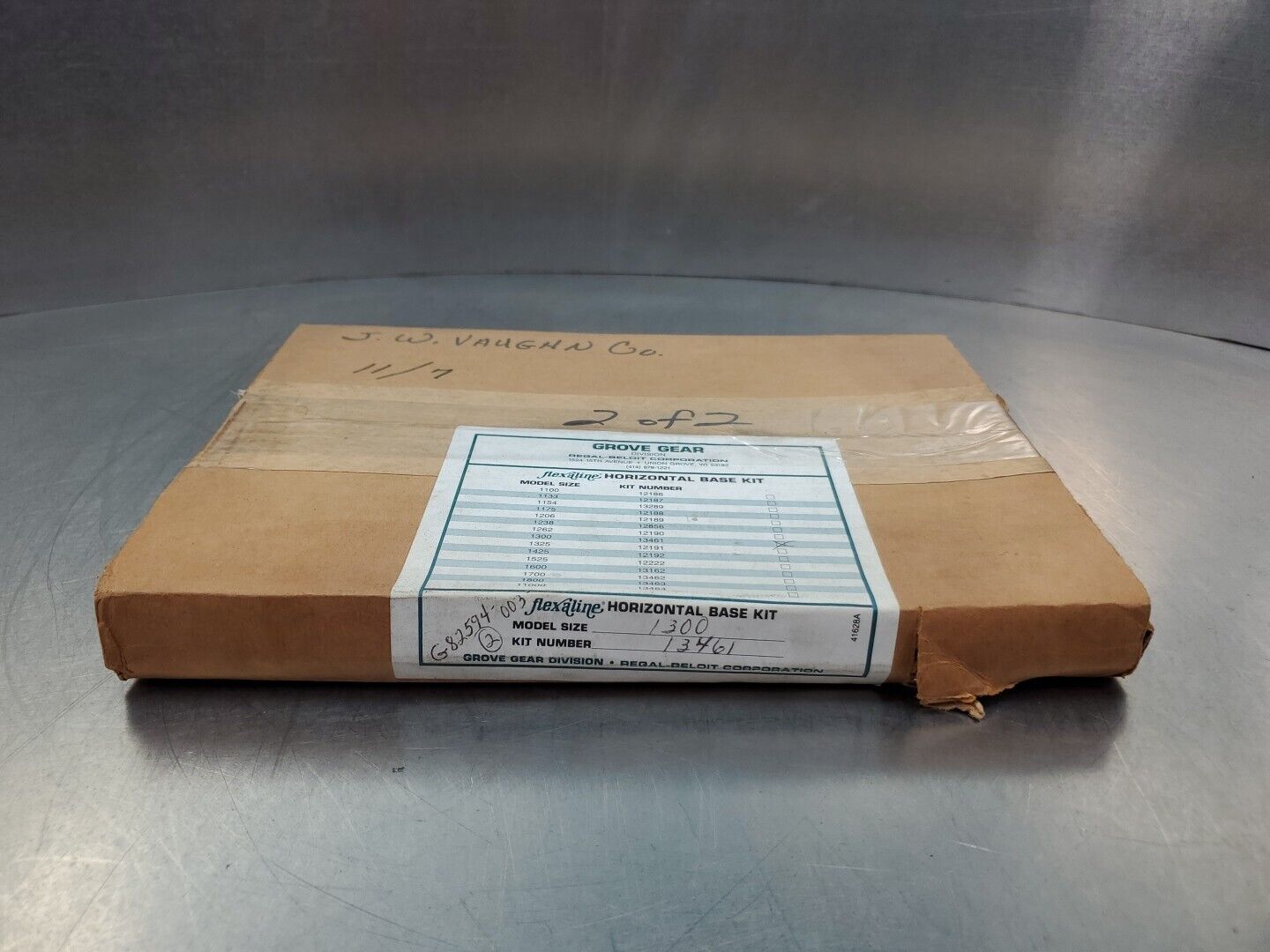 Grove Gear FLEXALINE #13461 (1300) Horizontal Base Kit.                    4E-27