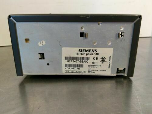 Siemens SITOP Power 30 24VDC 30A DC Power Supply 6EP1437-2BA00             BIN#6