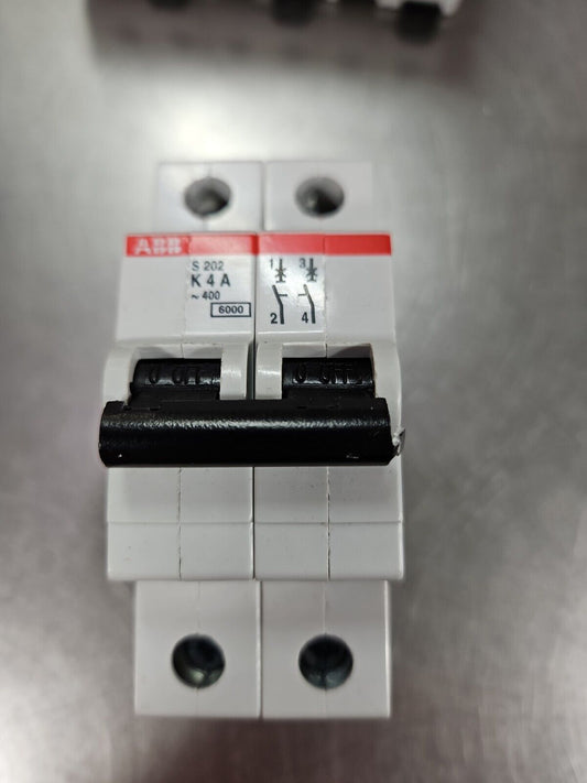 ABB S202-K4A 277/480 VAC Circuit Breaker.                                 Loc 4G