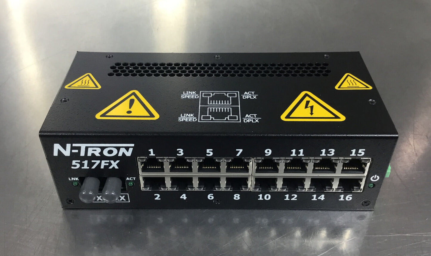 N-TRON 517FX-ST Industrial Ethernet Switch 17 Ports 10-30V DC 1.0A    3B-10