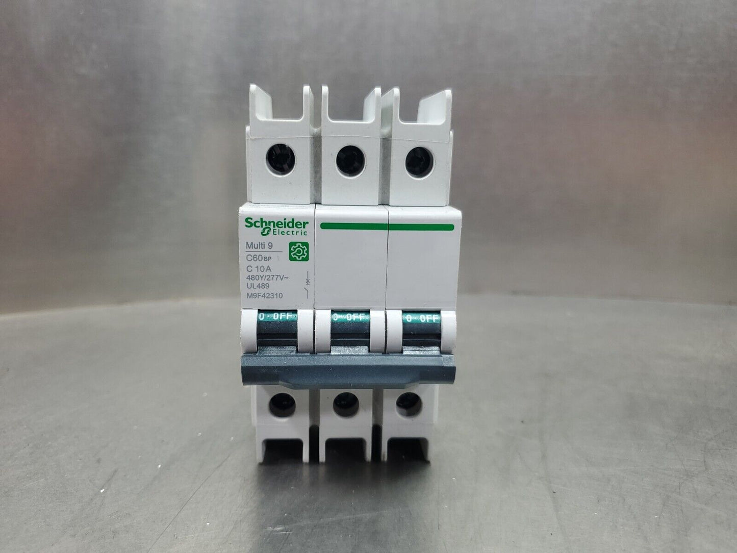 Schneider Electric Multi 9 C60BP 3-Pole 10A Circuit Breaker.            4E-6