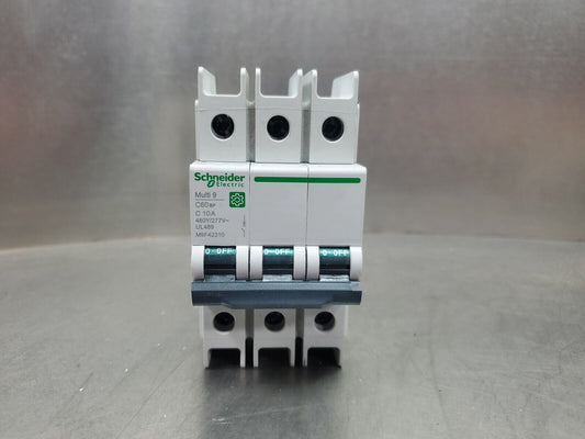 Schneider Electric Multi 9 C60BP 3-Pole 10A Circuit Breaker.            4E-6