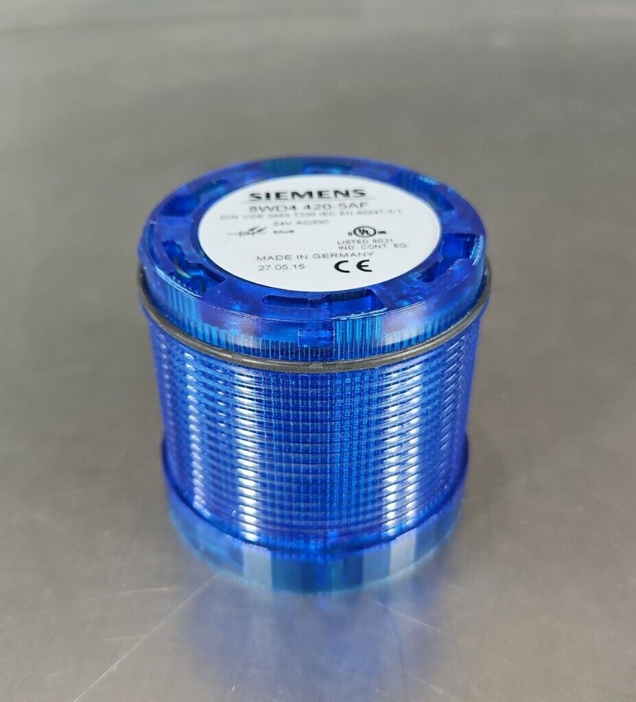SIEMENS 8WD4 420-5AF SAFETY LIGHT - BLUE                               Loc 3D-15