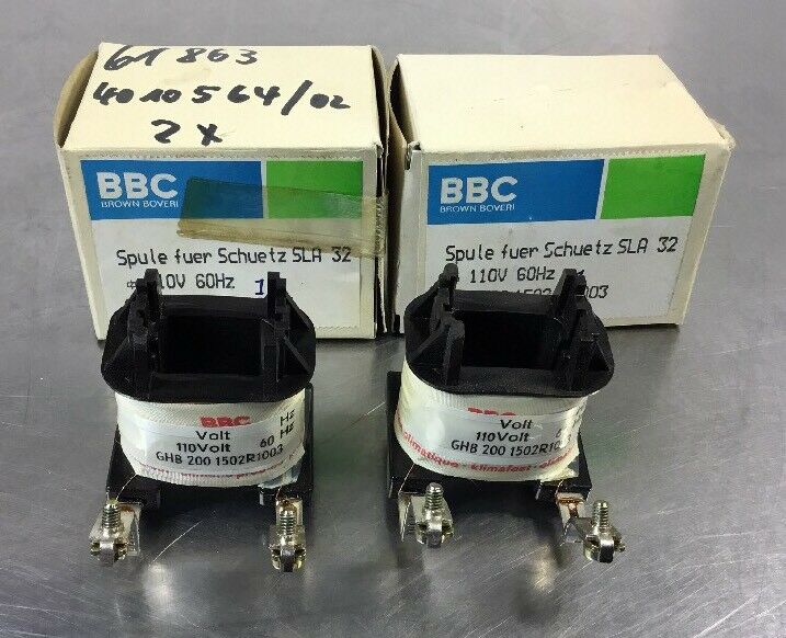 BBC Brown Boveri GHB 200 1502R1003 coil 110V 60Hz    Loc.4A