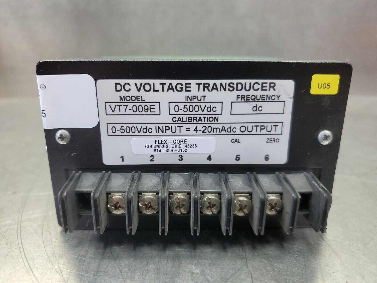 OHIO SEMITRONICS VT7-009E 0-500VDC VOLTAGE TRANSDUCER.                        4H