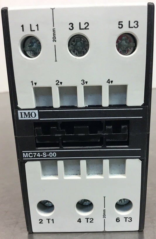 IMO MC74-S-00400 Contactor AC3 400VAC 3 Pole 74A   4B