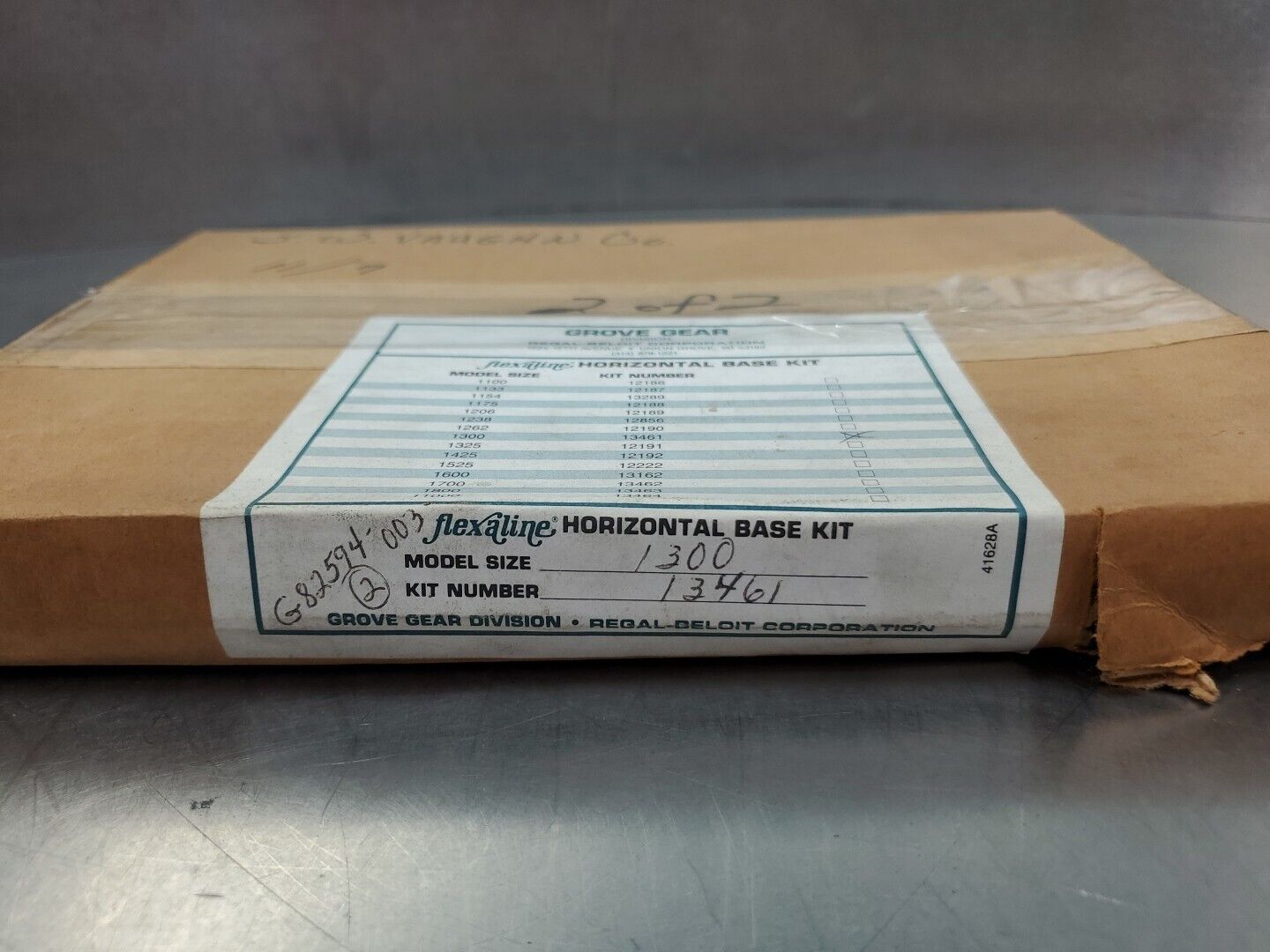 Grove Gear FLEXALINE #13461 (1300) Horizontal Base Kit.                    4E-27