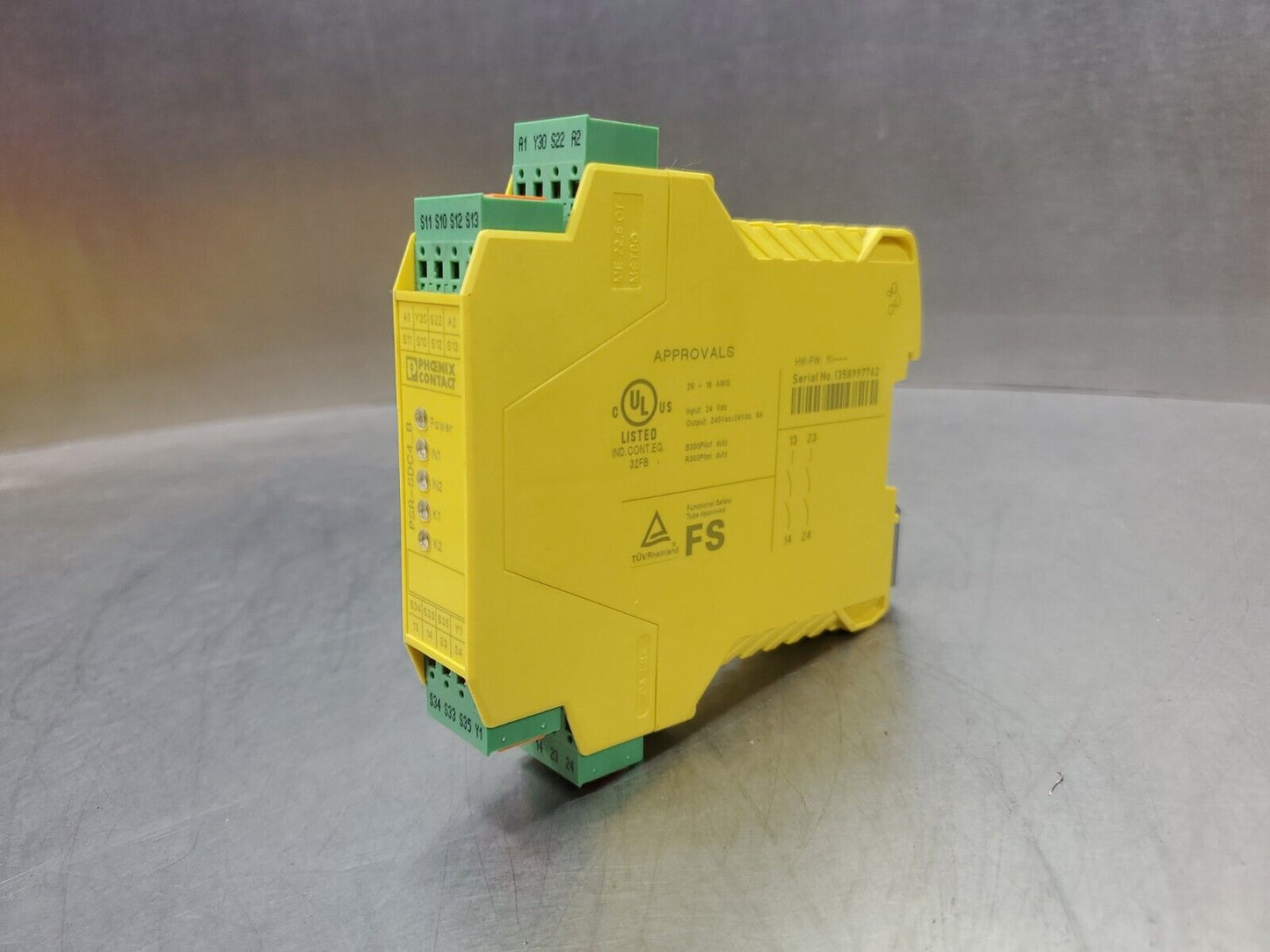 PHOENIX CONTACT PSR-SPP-24DC-SDC4-2X1/B Safety Relay (2981499)              3B-9