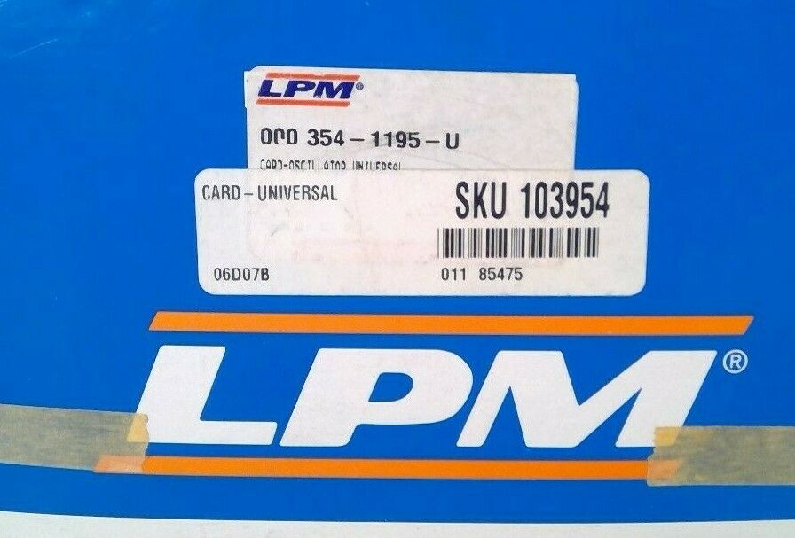 LPM - Lift Parts MFG 000 354-1195-U Card Universal                         3D-23