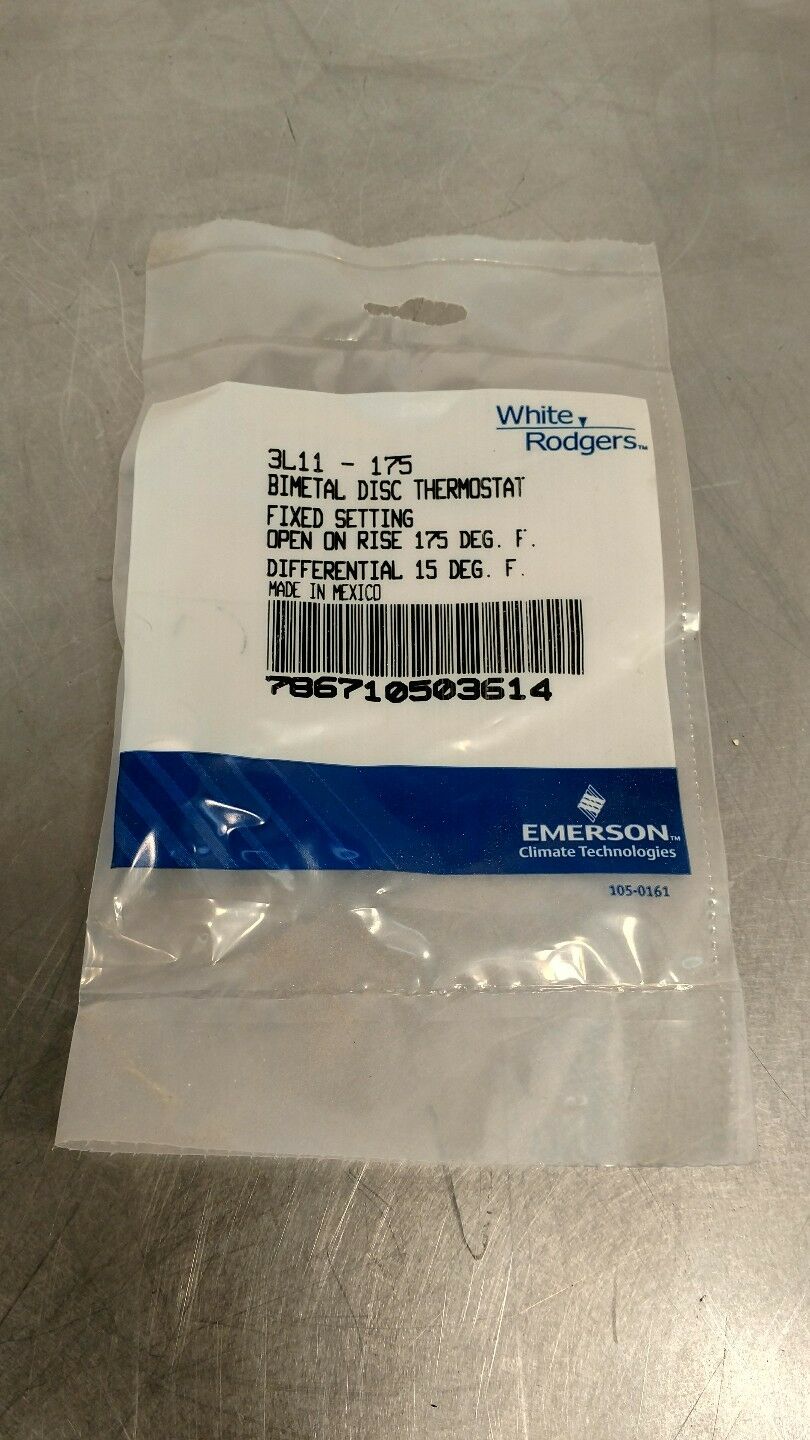 EMERSON White Rodgers 3L11-175 BIMETAL DISK THERMOSTAT (QTY 10) BIN#4