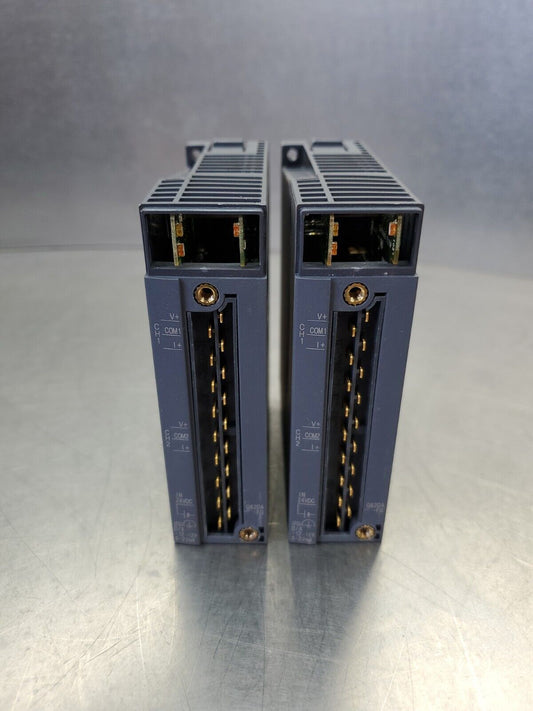 Lot of 2 Mitsubishi Q62DA-FG Isolated D/A Converter -Missing Face Plate.  3C-22