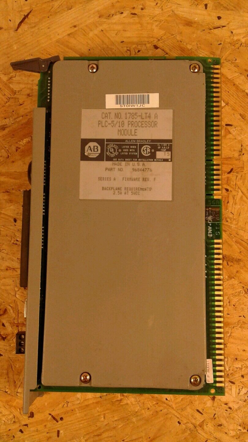 ALLEN-BRADLEY 1785-LT4 A PLC-5/10 PROCESSOR MODULE                           AUC