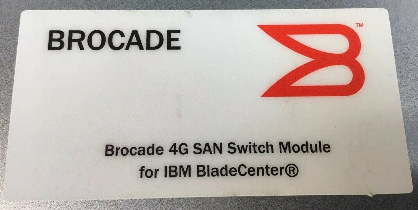BROCADE 4GB MODULE 32R1820 / IB-4020 SAN Switch Module For IBM BladeCenter 3C