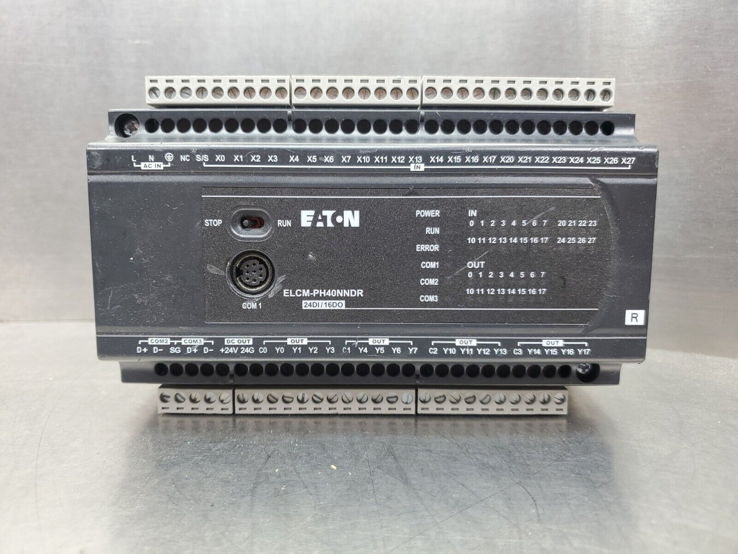 Eaton ELCM-PH40NNDR-1 Input 100-240V Output 2.0A PLC Module.                3D-3