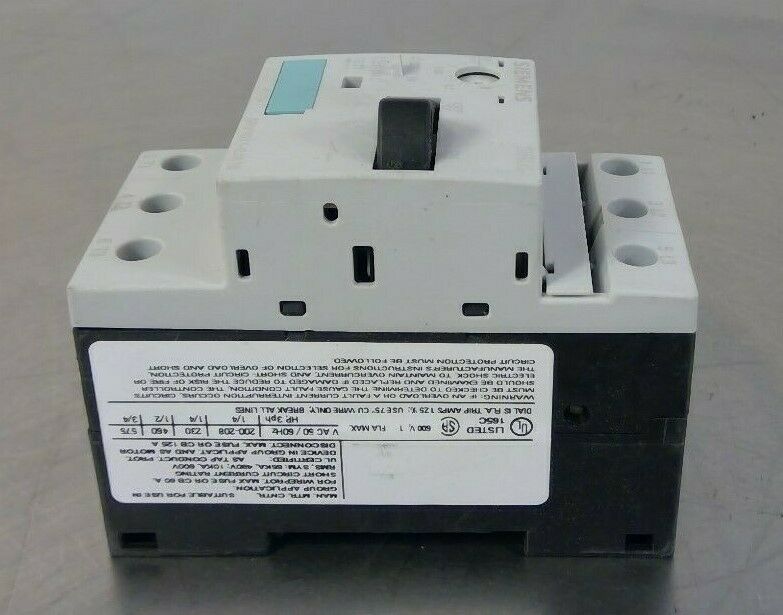 Siemens - Sirius - 3RV1011-0JA10  Circuit Breaker / Motor Protector           4C