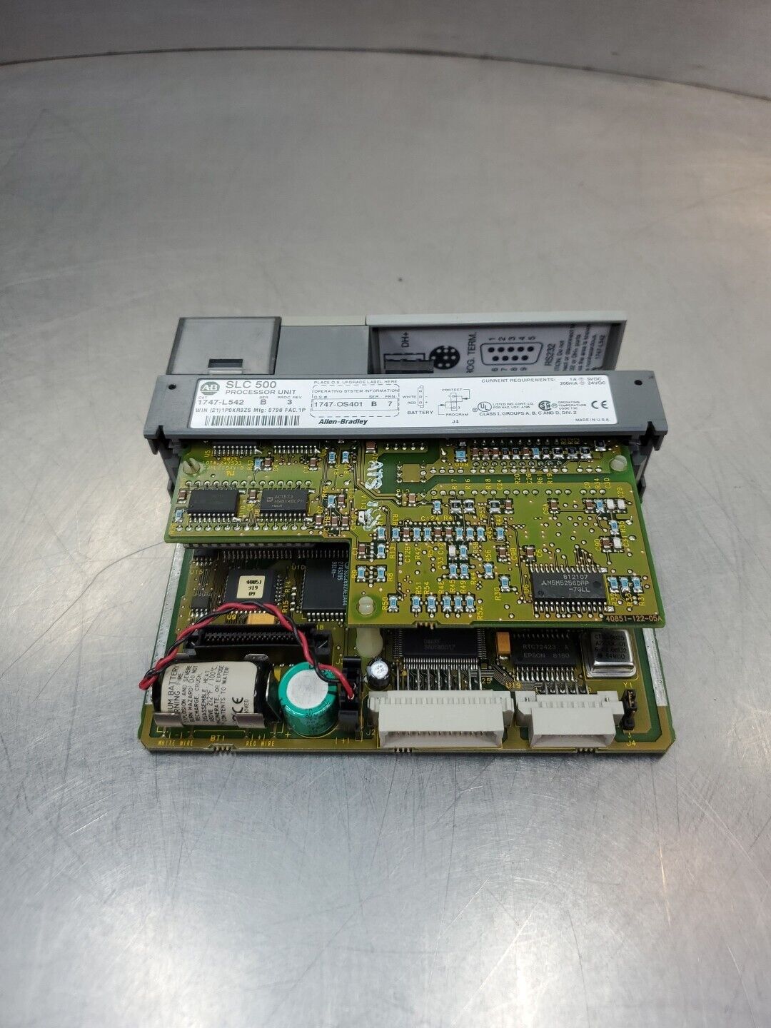Allen-Bradley 1747-L542/B Proc. Rev 3 Processor Unit.                      3D-29