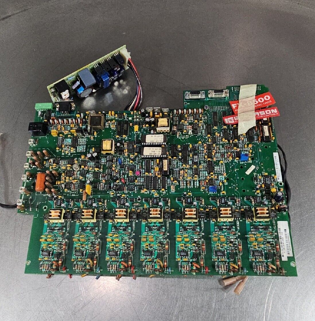 Emerson FX-8500  Positioning Servo Drive Control Board (710122-02 A6).  Loc 3D-4