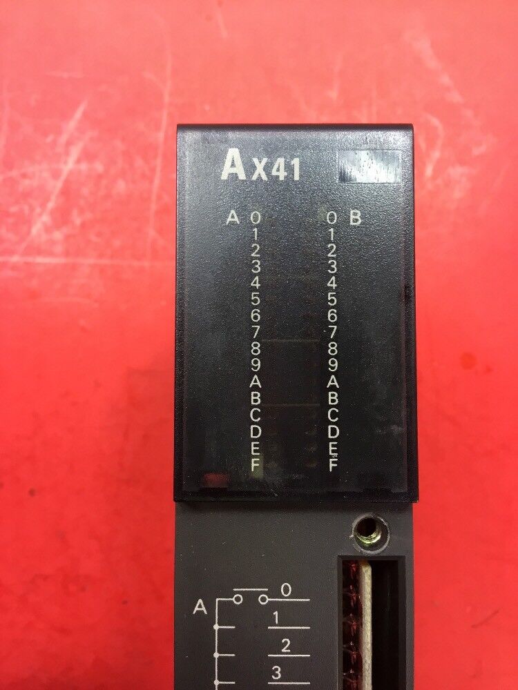 AX41 MITSUBISHI - Melsec PLC Input Module 32 Pt DC Sink 12/24VDC           3E-10