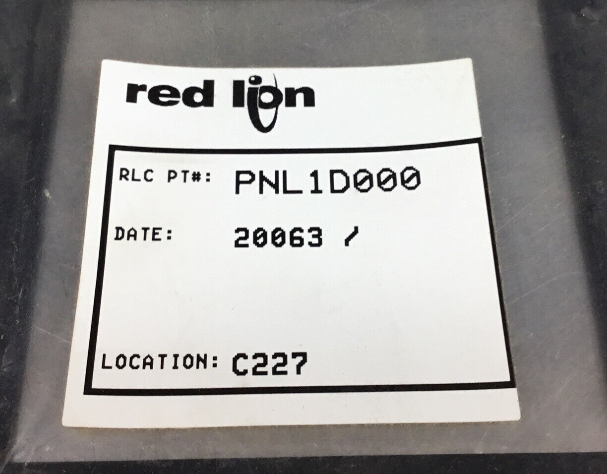 RED LION CONTROLS  PNL1D000  Libra Series Enclosure Plate “Sealed”   4B