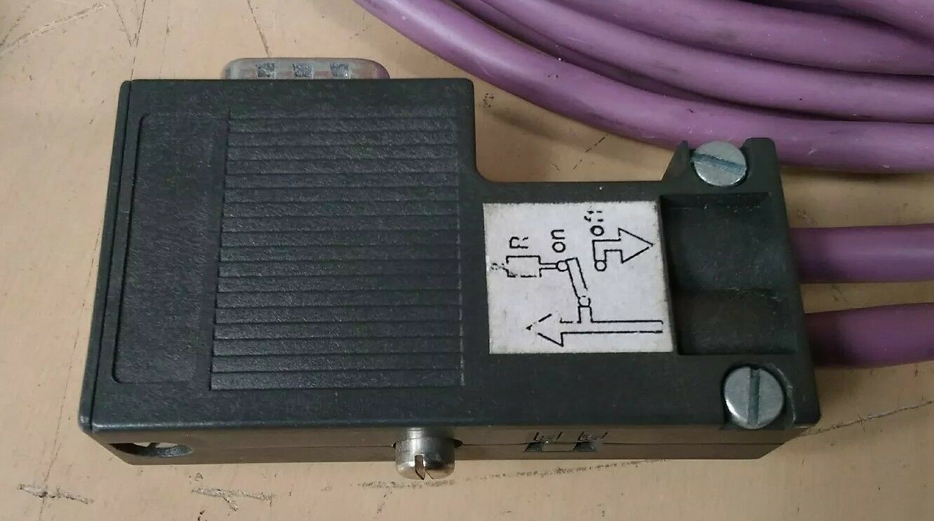 SIEMENS 6ES7 972-0BA11-0XA0 PROFIBUSCONNECTOR W/ LAPPKABEL CABLE           5E