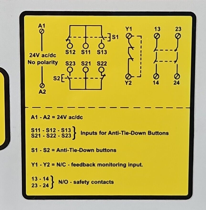 Banner AT-FM-10K Safety Relay.                                         Loc3E-47