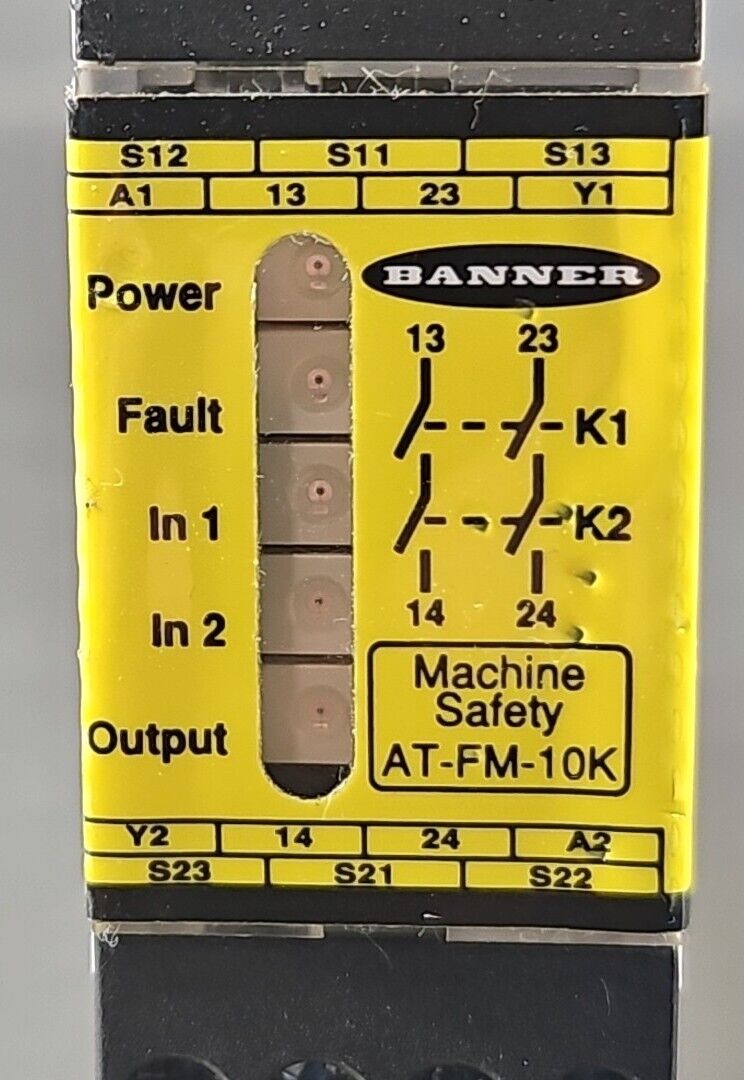 Banner AT-FM-10K Safety Relay.                                         Loc3E-47
