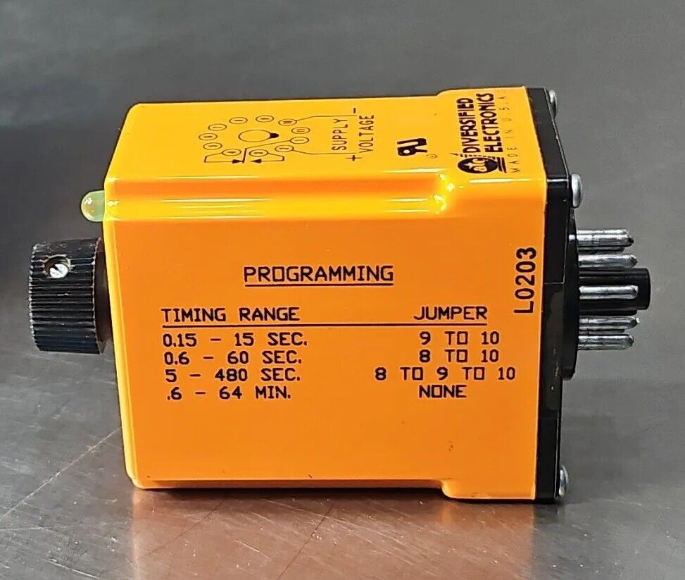 ATC DIVERSIFIED ELECTRONICS TDU-240-AKA. TIME DELAY RELAY.               Loc3B-9