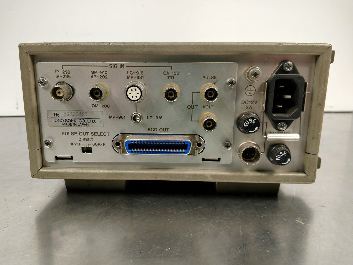 Ono Sokki CT-651 CT651 Digital Engine Tachometer 4F