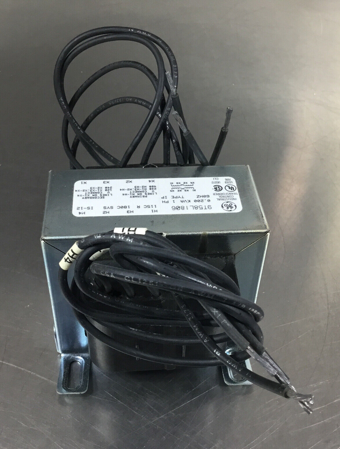 GENERAL ELECTRIC  9T58L1806  Core & Coil Transformer 1Ph 0.200 KVA      4C-20