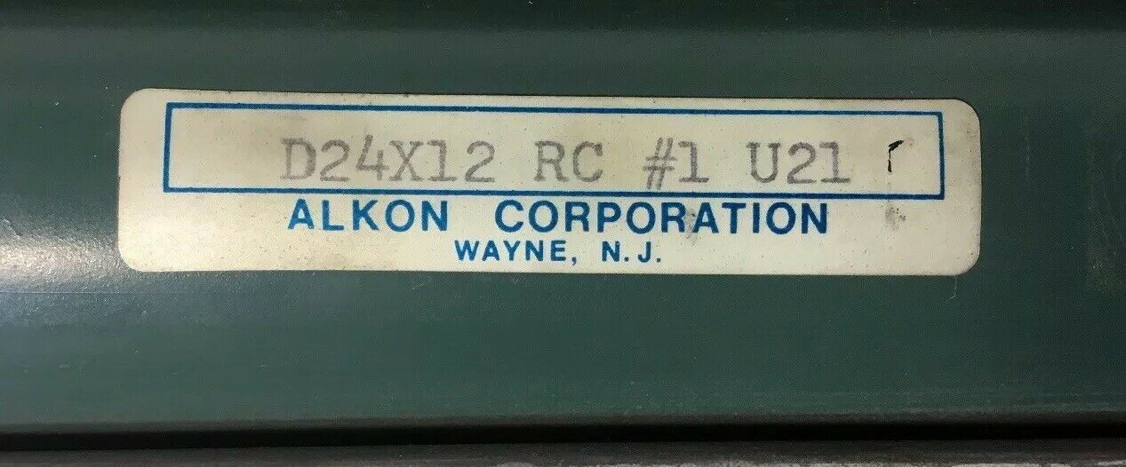 Alkon Cylinder D24X12 RC #1 U21.     6F