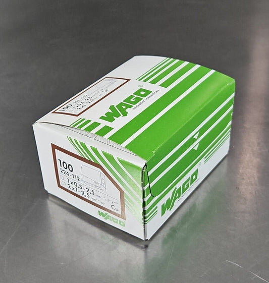 WAGO 224-112 Conductor Through Terminal Block - Box with 100.           Loc3A-17