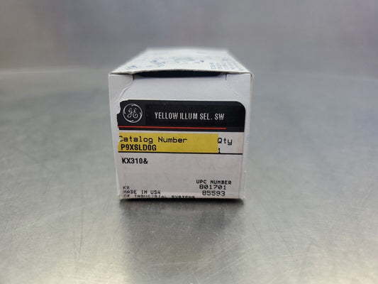 GE P9XSLD0G YELLOW ILLUMINATED SELECTOR SWITCH.                             4A-3