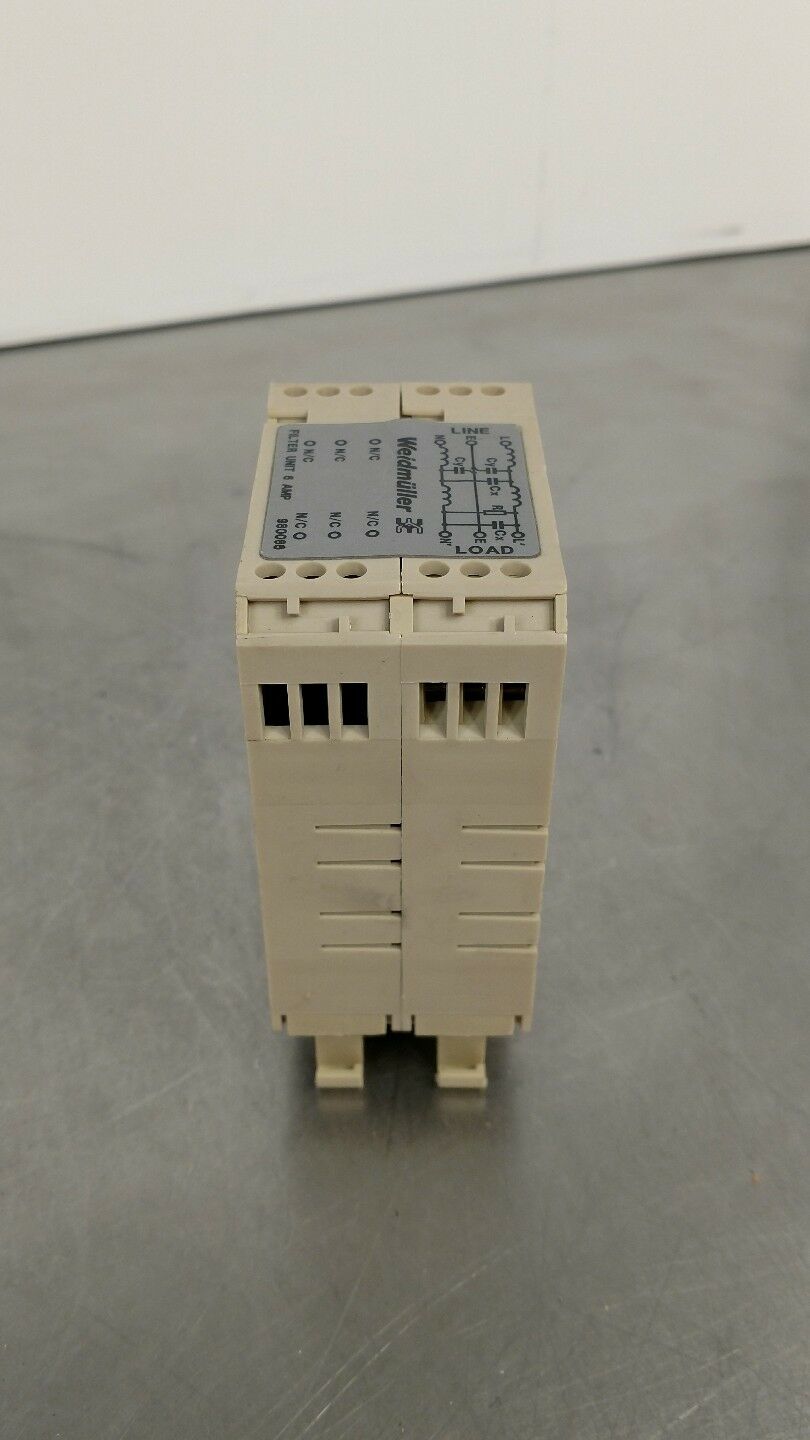 WEIDMULLER 980086 Filter Unit 6 Amp Module BIN#4