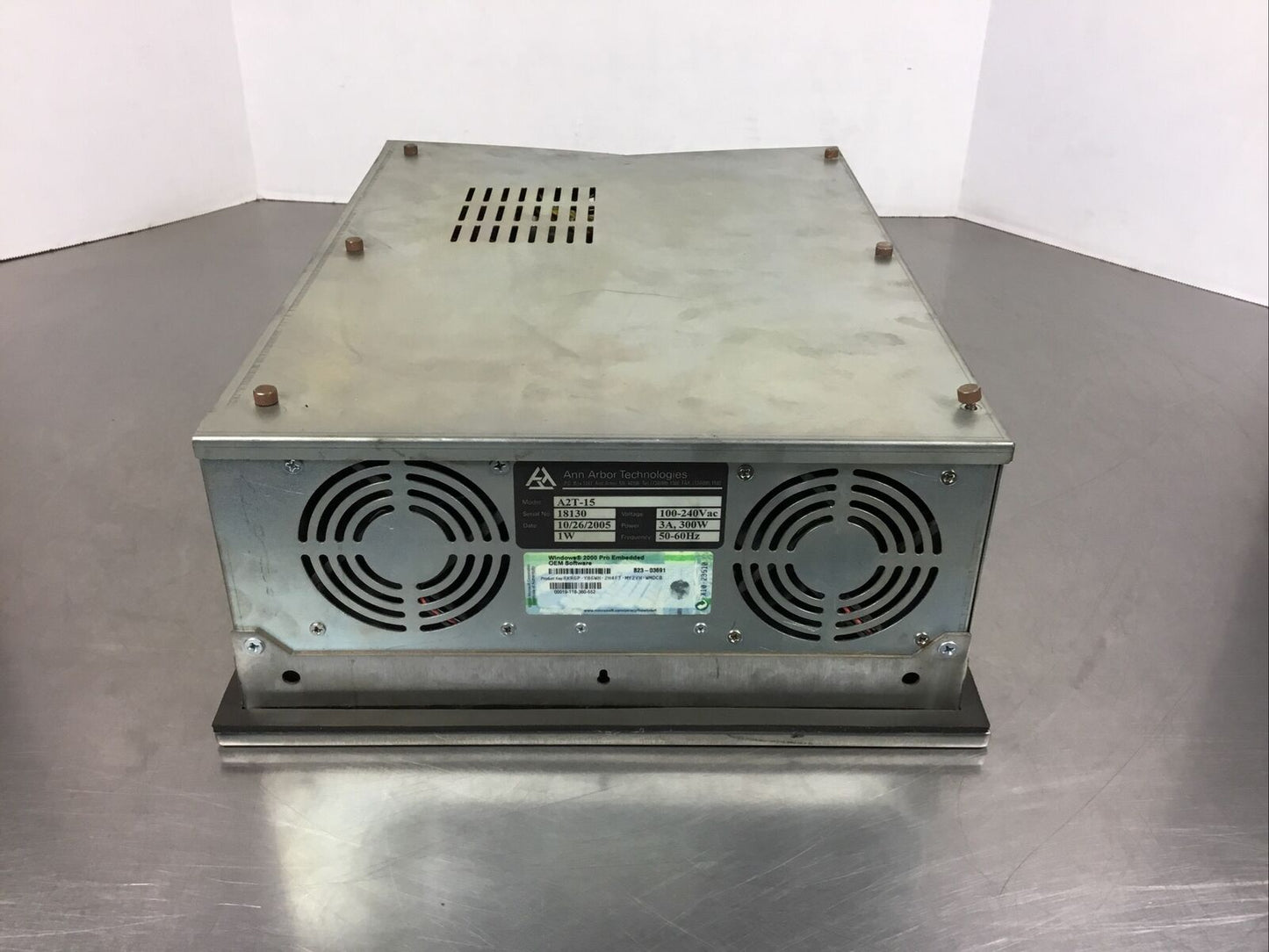 Ann Arbor Technologies A2T-15  Panel Mount Touchscreen Computer 100-240V 3A  2E