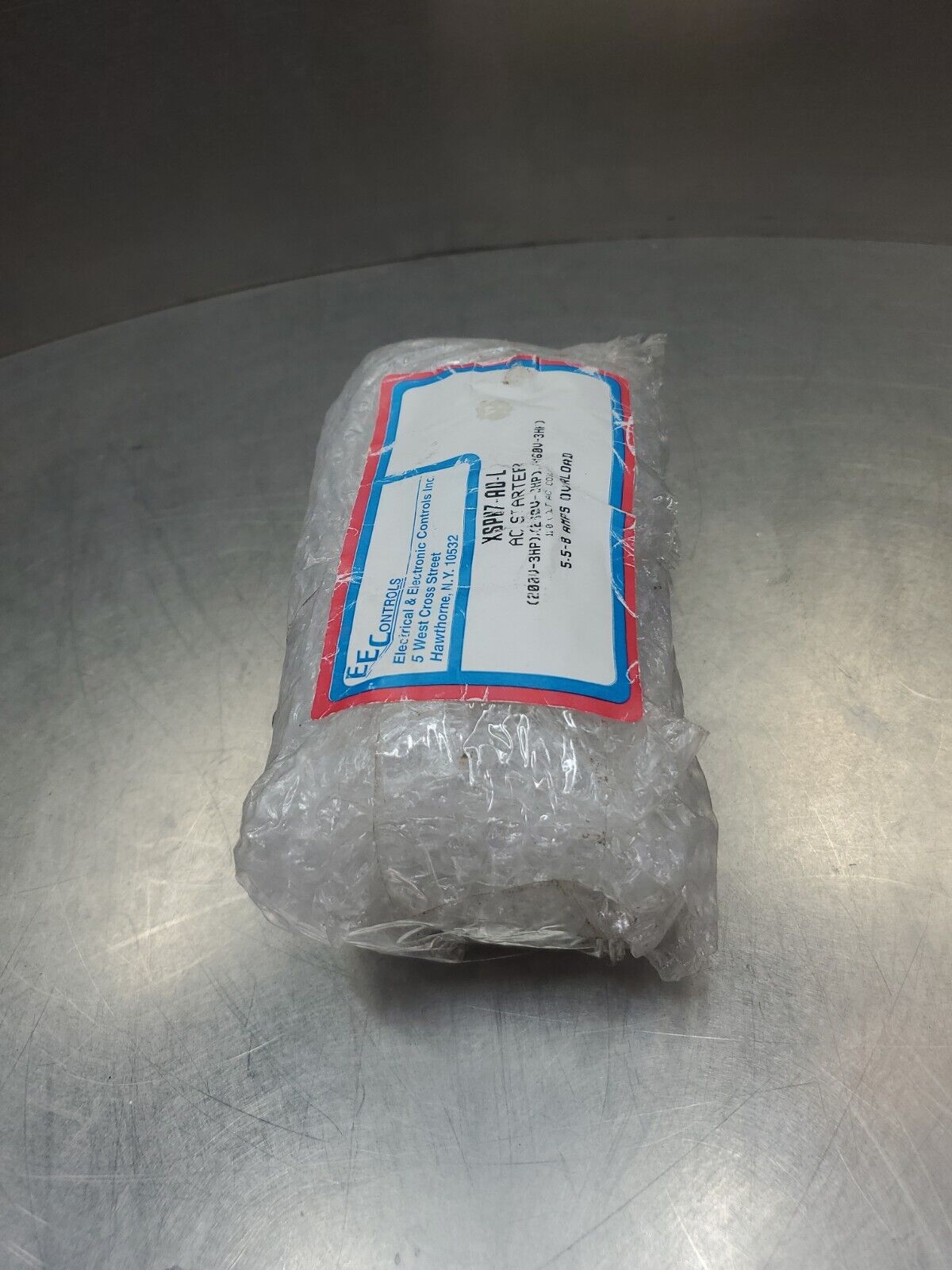 EECONTROLS XSP07-AO-L 5.5-8 AMPS OVERLOAD AC STARTER.                       4E-8