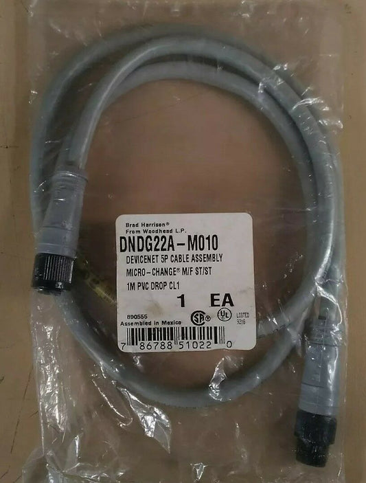WOODHEAD CONNECTIVITY/ BRAD HARRISON DNDG22A-M010 CABLE ASSEMBLY              5E
