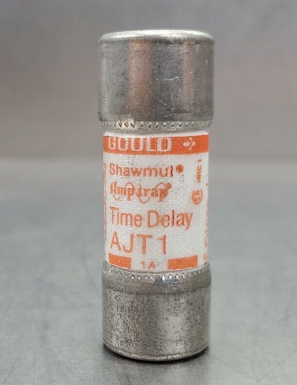 GOULD SHAWMUT AJT1 AMP-TRAP Time-Delay Fuse - 1Amp/500V.                4D-BOX#1