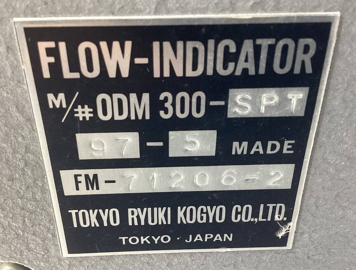 Tokyo RYUKI  ODM-300-SPT  Flow Meter 200-1000 L/min      6D-23