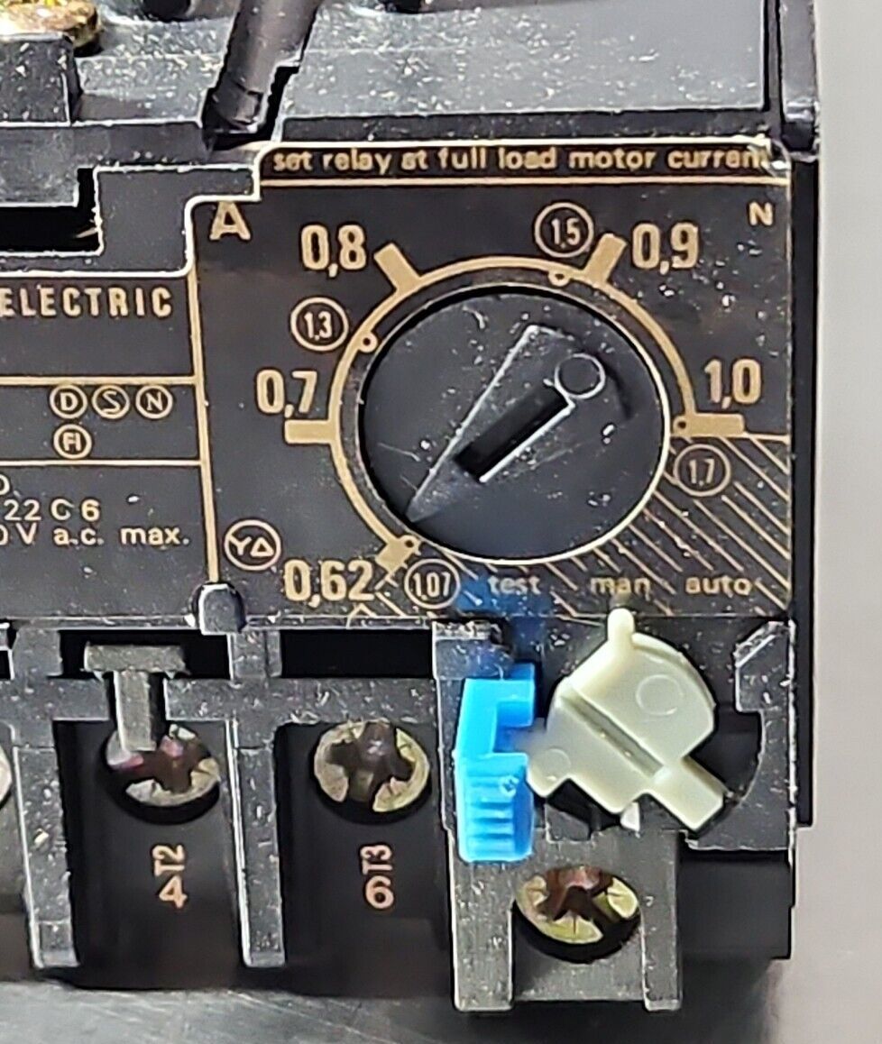 GE CR4G1WF  Overload Relay  600V.    Loc4A7