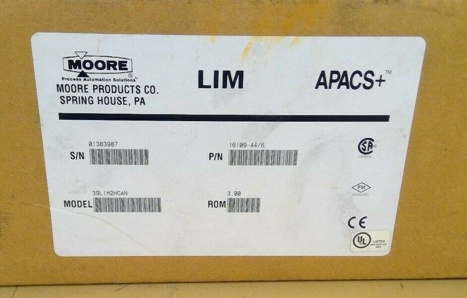 Siemens / Moore Products 39LIM2HCAN LIM Link Interface Module APACS+          3H