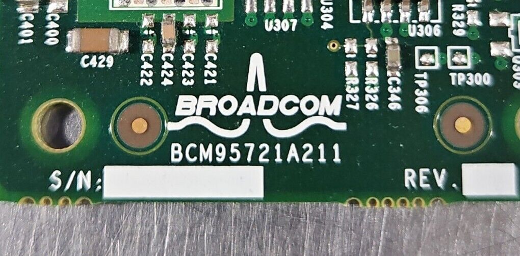 Dell YJ686 Broadcom BCM95721A211 1-Port Gigabit Low Profile.               3C-17