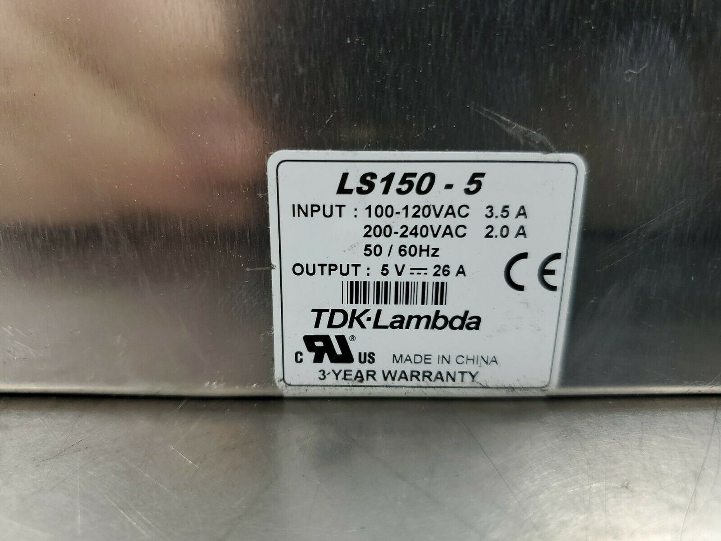 TDK Lambda LS150-5 Switching Power Supply        4C