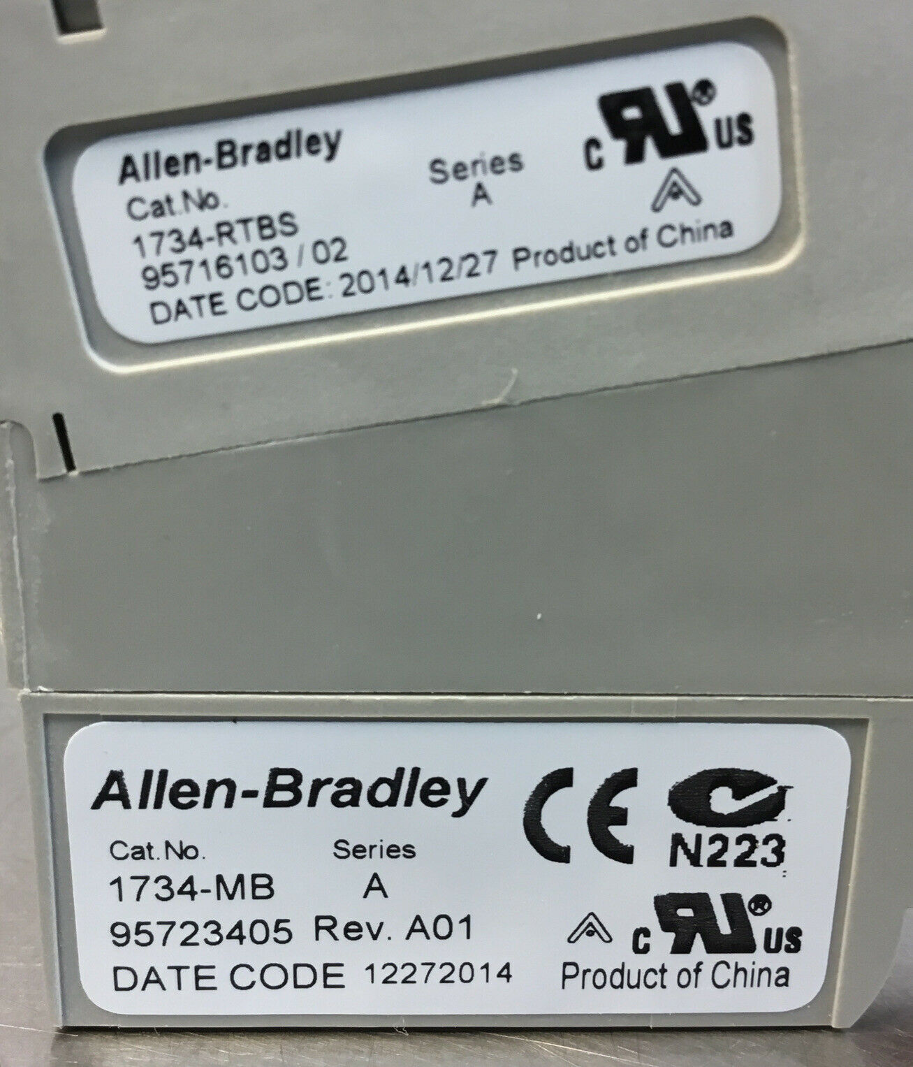 ALLEN BRADLEY  1734-MB / A  +  1734-RTBS /A  Terminal Base    3E-18