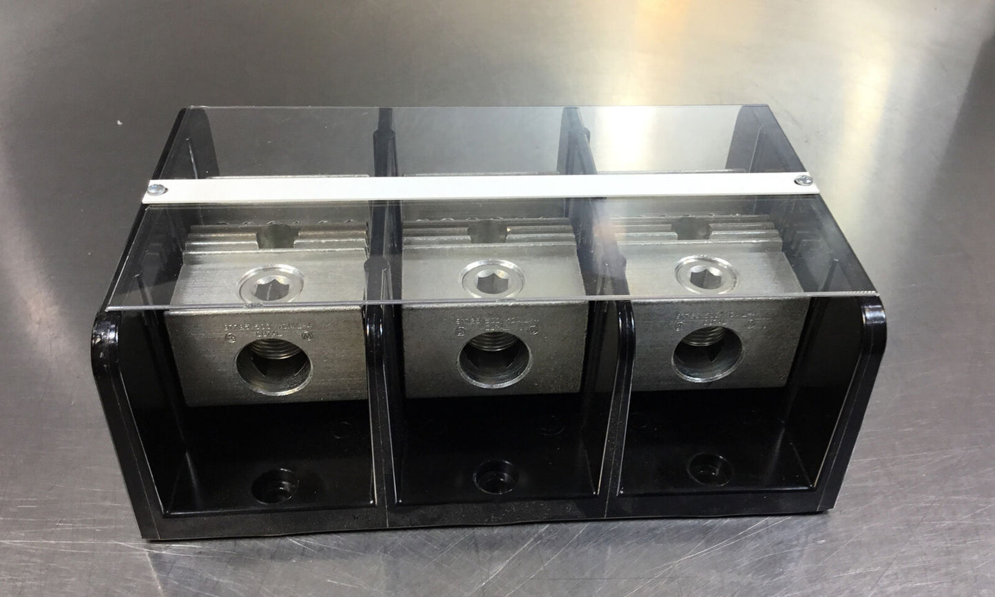 Allen Bradley  1492-PD31123 /B  Power Distribution Block, Aluminum, 3PH, 380A 4B