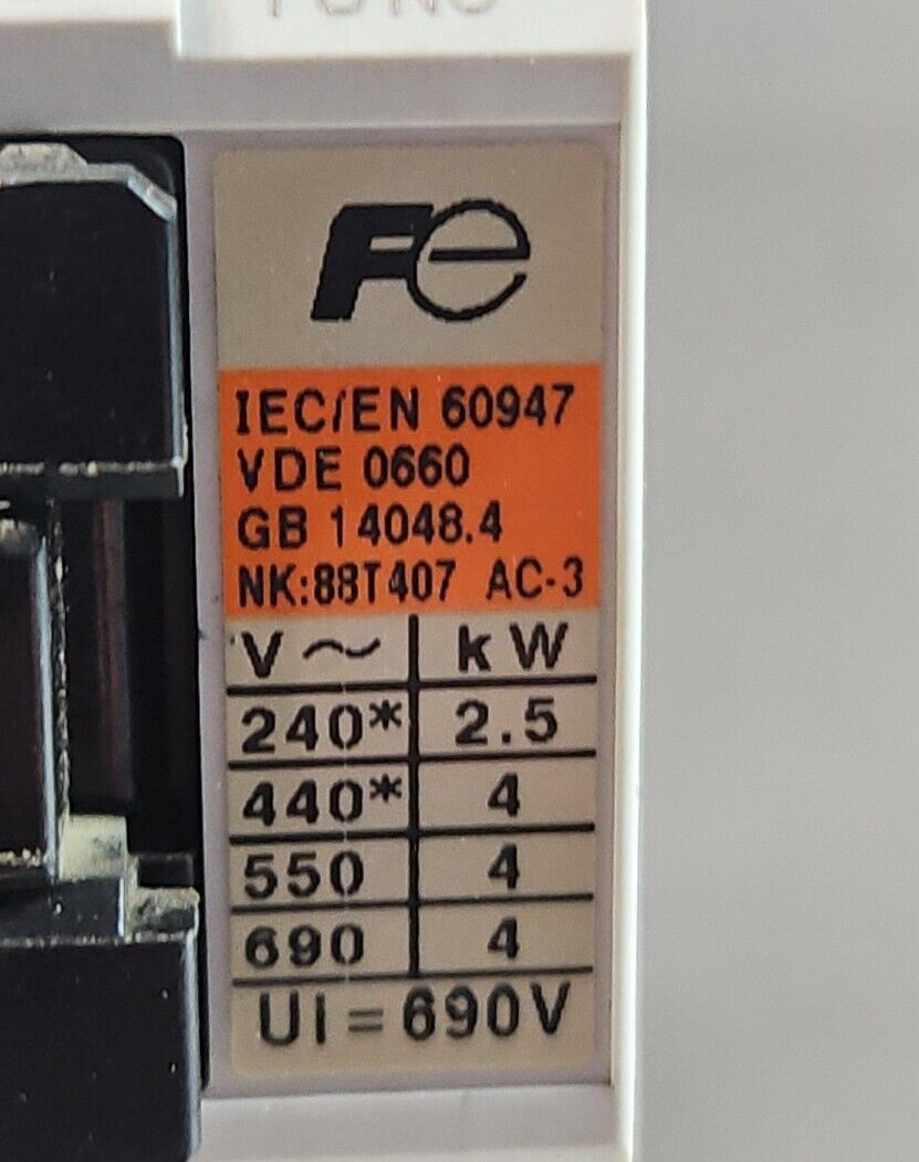 FUJI SC-03 CONTACTOR (SC11AA). 4C-19 – Palmetto Automation Inc.