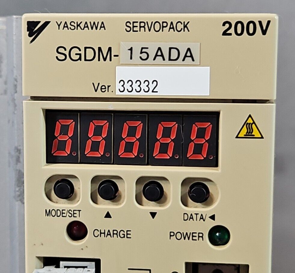 YASKAWA SGDM-15ADA Servo Amplifier.                                       Loc 1E