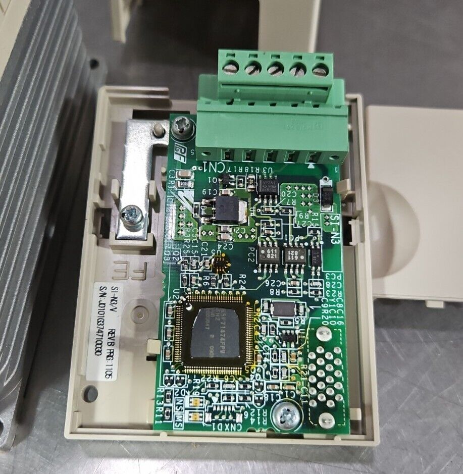 Yaskawa CIMR-VU4A0005FAA with SI-N3/V PRG:1019. V1000 AC Drive.            1B-16