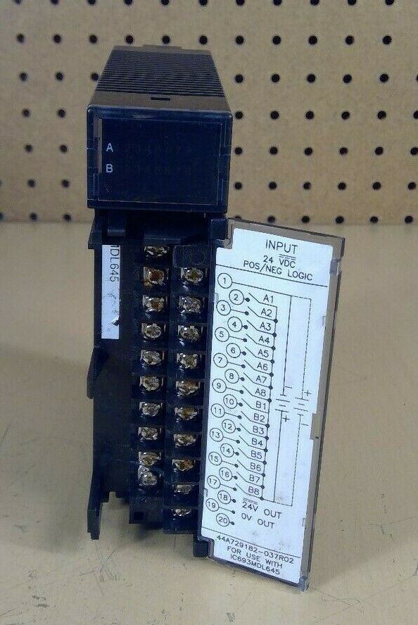 GE Fanuc IC693MDL645H Input Module 24VDC 16Pt Pos/Neg Logic                   3H