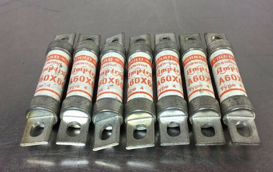 GOULD SHAWMUT A60X60 FUSE 60 AMP 600V AC     4C